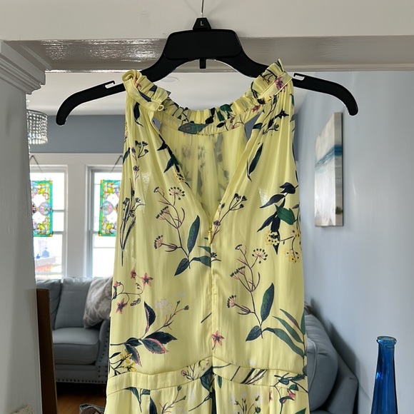 Banana Republic Floral Soft Satin Midi Dress New With Tags Size 4 - Picture 6 of 10